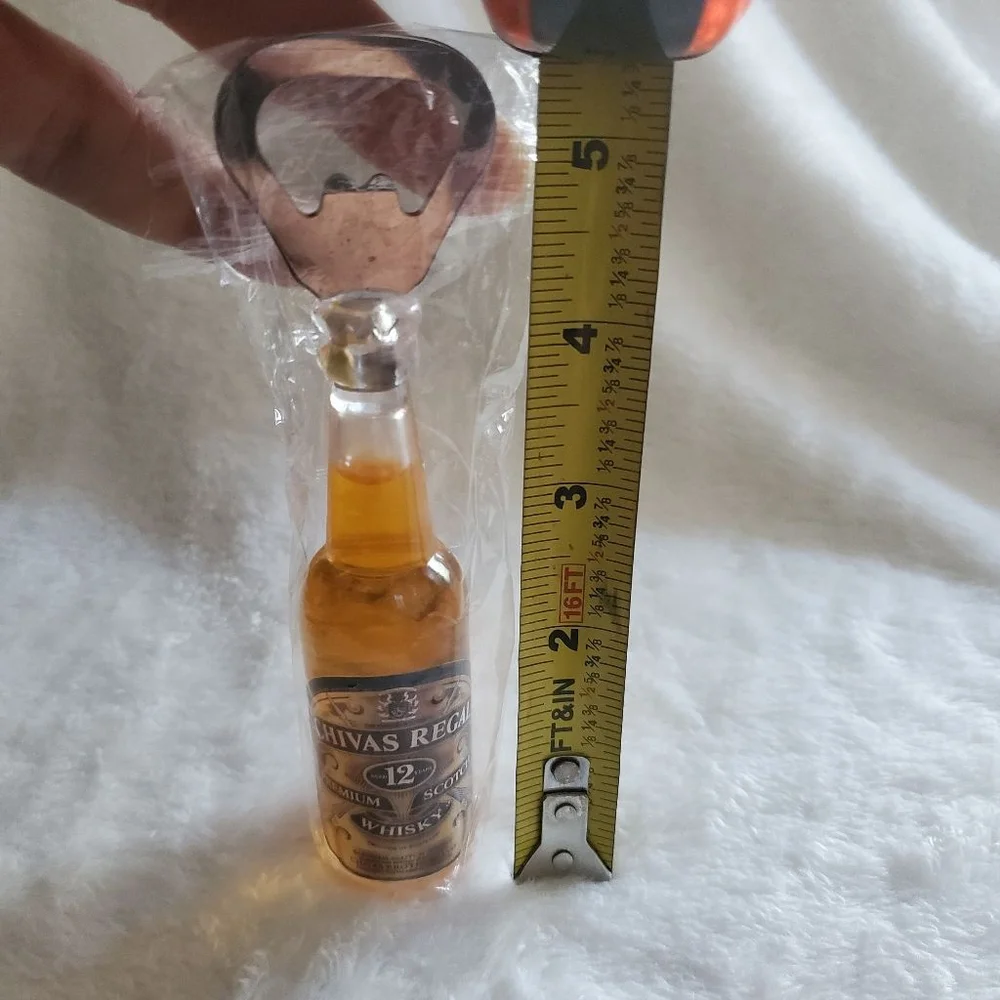 This is just a bottle opener! lol. Chivas Regal Brown Gold 5.5 inches
